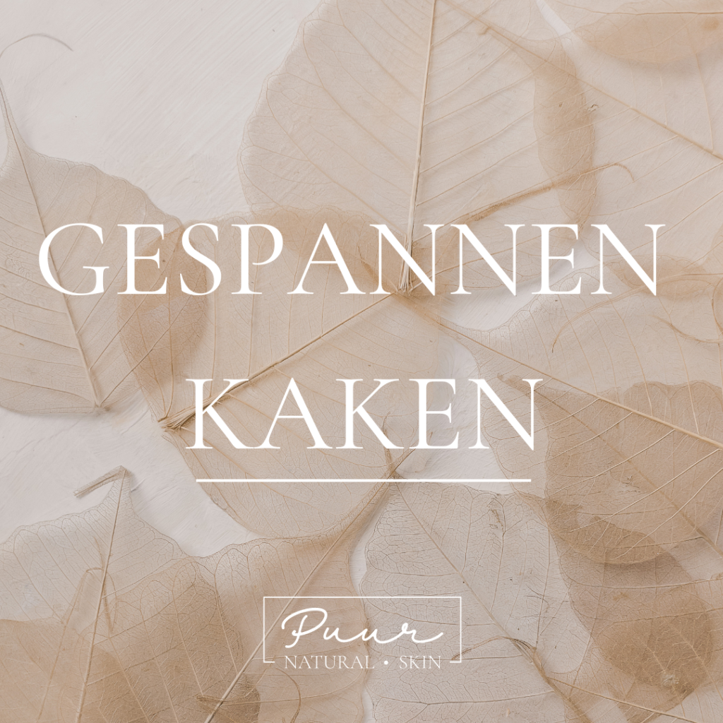gespannen kaken stress ontspanning touch therapie breda PUUR Natural Skin